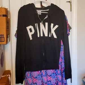 Brand New Without Tags Victoria Secrets Pink ZIP Up Hoodie